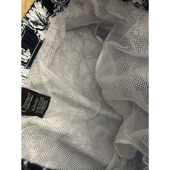 Swim Shorts 40-42 XL Resort Wear Hippie Beach Lounge Dad 90s Swim Trunks Blue - Picture 4 of 9